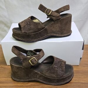 American Eagle Outfitters Brown Wedge Shoes
